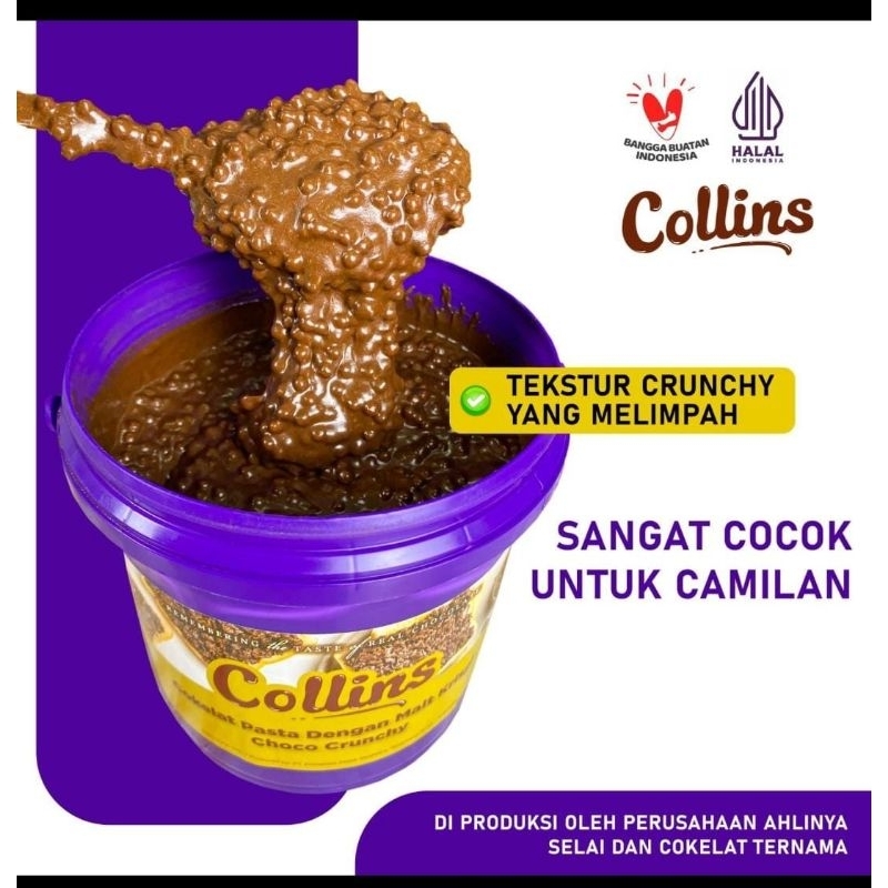 

Selai Choco Chruncy Collins 1kg