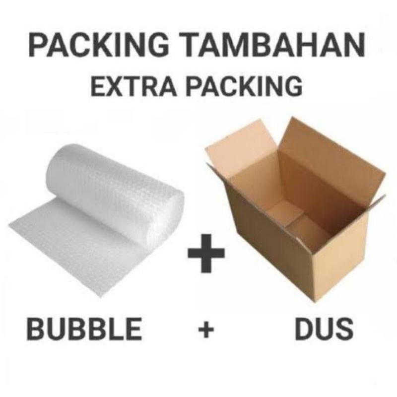 

tambahan packingan extra dus + buble