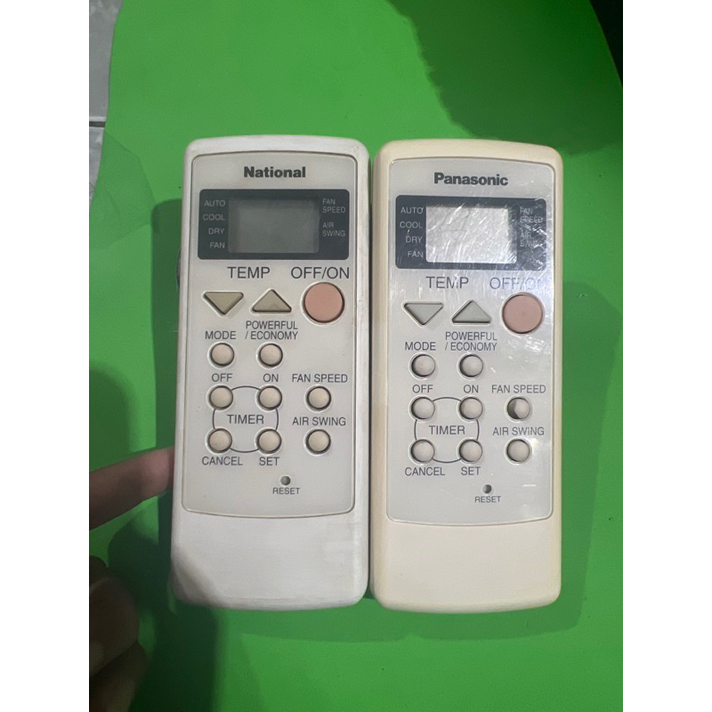 REMOTE REMOT AC PANASONI NATIONAL TIPE LAMA ORIGINAL ASLI
