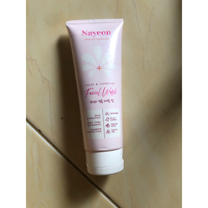 NAYEON SKINCARE Calm & Comfort Facial Wash 100ml ORI BPOM