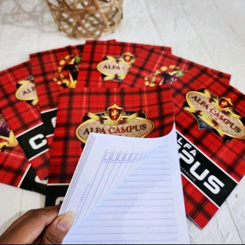 

Buku Tulis Alfa Pendek 58 Lembar / Alfa Kwarto 1pack isi 10 Buku