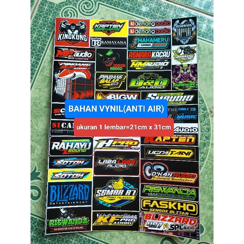 

STIKER SOUND | STIKER AUDIO | STIKER SOUNDSYSTEM | STIKER PACK | STIKER ANTI AIR | STIKER VYNIL