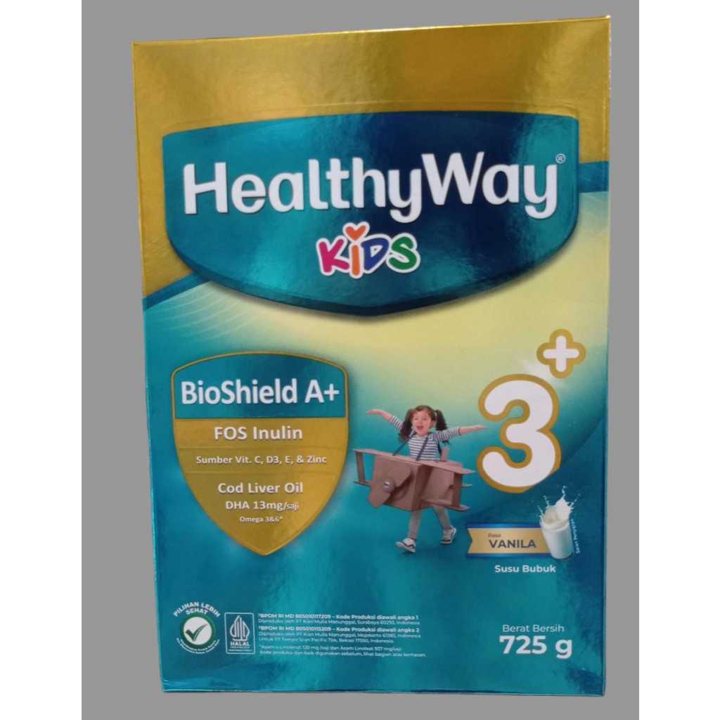 Healthy Way Kids (Biostime) 3-5 tahun Vanila, 725gr