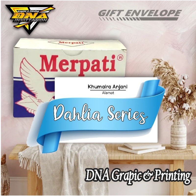 

Amplop Sumbang Merpati Motif Dahlia Series