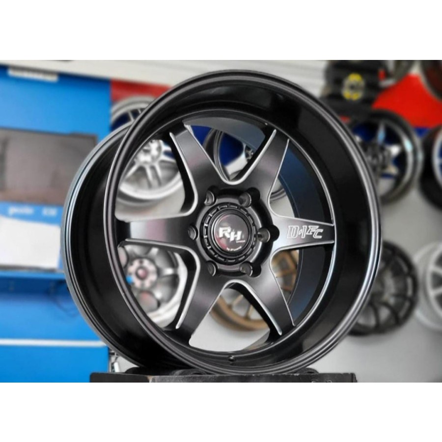 velg mobil r18 SAMLONG RH velg racing ring 18 lebar 9,5 et 20 fortuner pajero hilux