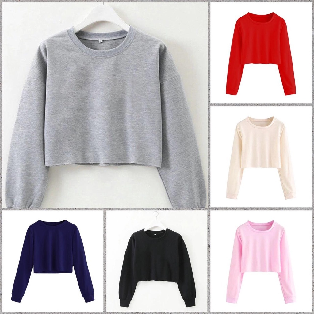 sweater,  crop top anak perempuan U 2-12 Tahun/Hoodie croptop/sweater kroptop
