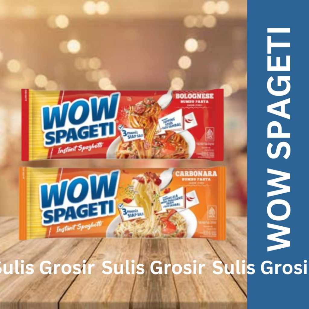 

WOW Spageti Instan Carbonara dan Bolognese