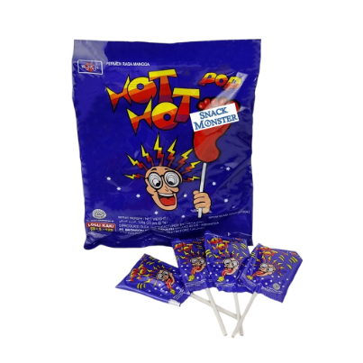 

Hot Hot Pop ZAK Permen Kaki - Netto 125 gr (Isi 25 butir)