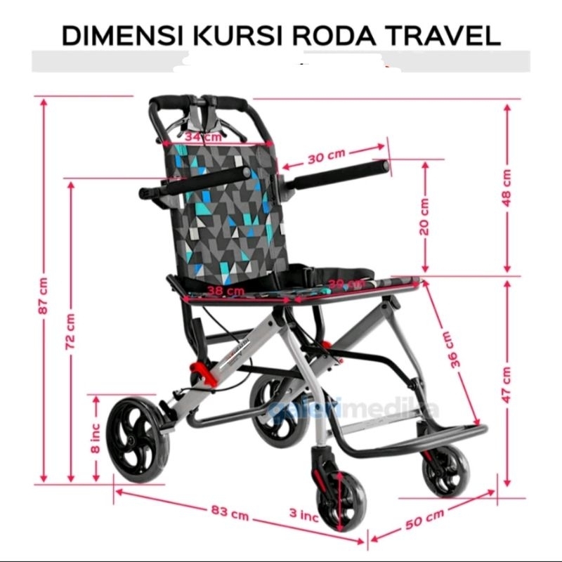kursi roda travelling lipat