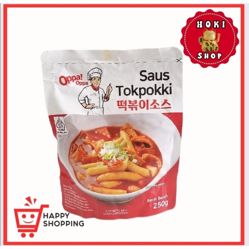 

✔MURAH Oppa Saus Tokpokki Korea Siap Pakai HALAL 250gr EXP 02.05.25 / Tokpoki / Topoki / Odeng