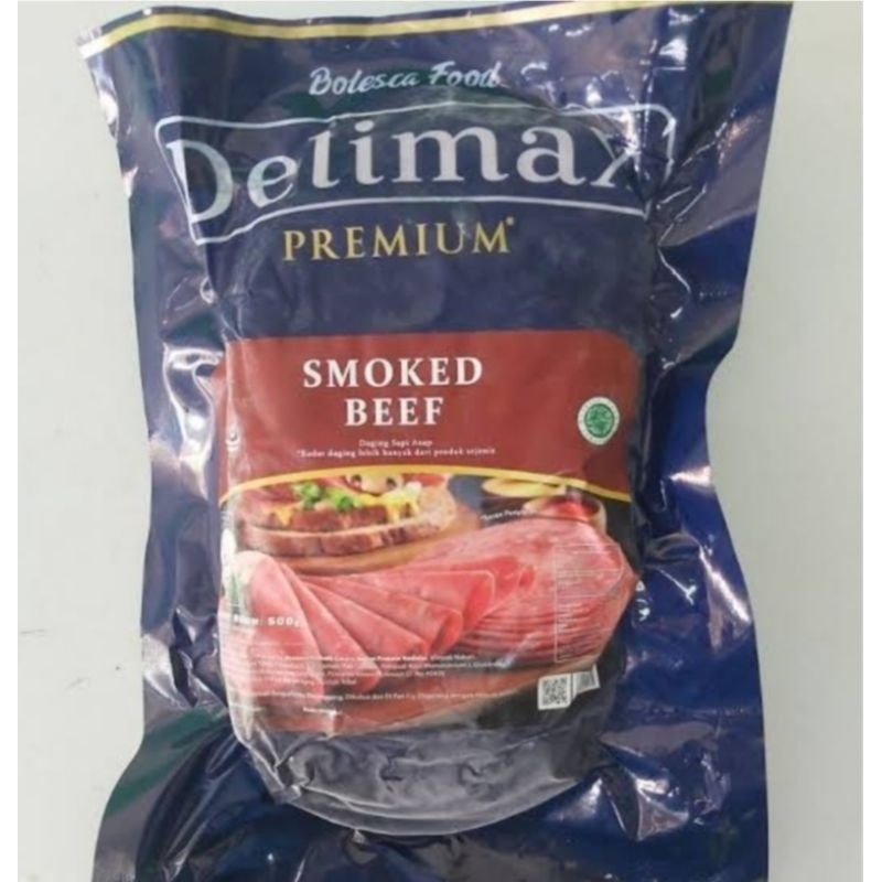 

Delimax smoked beef 500gr / daging sapi asap