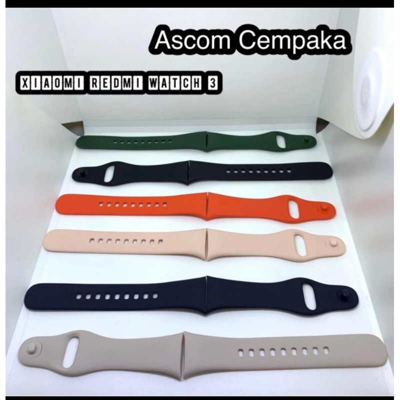 Strap Mi watch 3 / Tali mi watch 3 / Strap polos Redmi watch 3