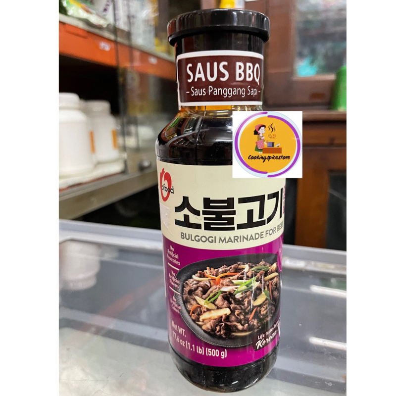 

Daesang beef Bulgogi Korean BBQ sauce saus 500 gr 407ml chung jung one 500g g O'food Ofood korea O food