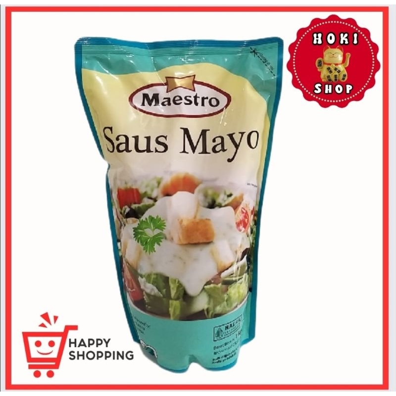 

New Mayonais Maestro Saus Mayo 1kg / Mayones Maestro Saus Mayo / Maestro Mayo