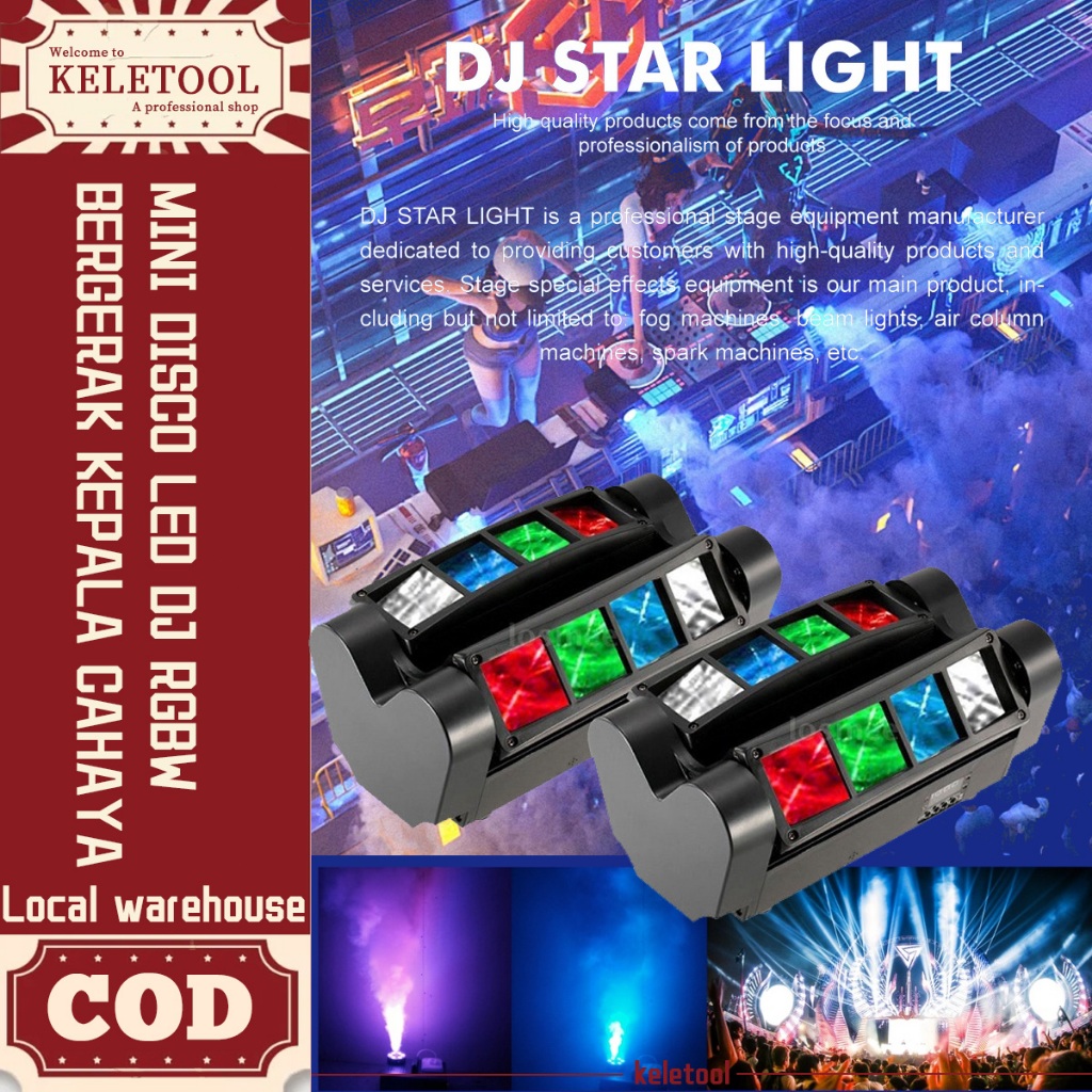 spider light lampu Moving head mini spider led spider light laser lampu Moving Head Lampu Laba-laba 