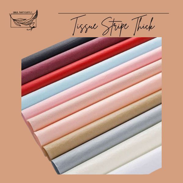 

(SW) TERLARIS TISSUE STRIPE THICK PAPER KOREAN FLOWER WRAPPING