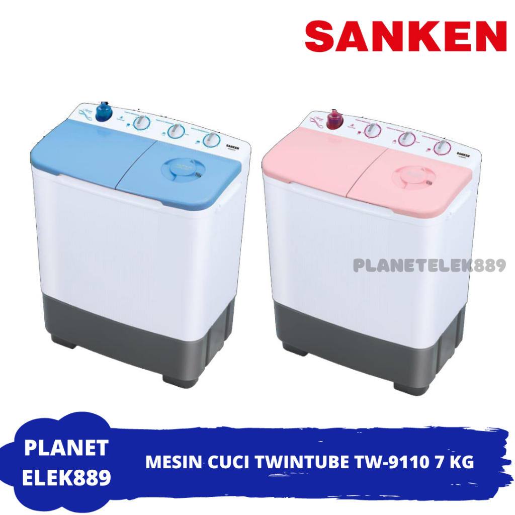 SANKEN TW-9110 MESIN CUCI 2 TABUNG SANKEN TWINTUBE SANKEN TW 9110