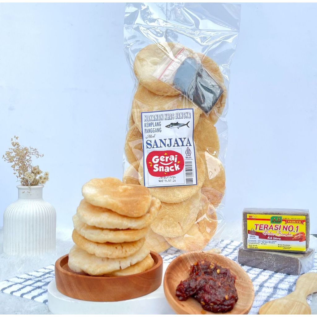 

Kemplang Sanjaya 1 Pack isi 15 Keping Oleh2 Khas Bangka