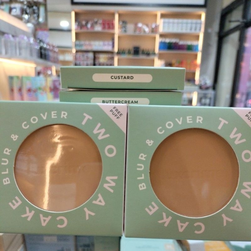 LUXCRIME Two Way cake Blur & Cover oil control (Refill)