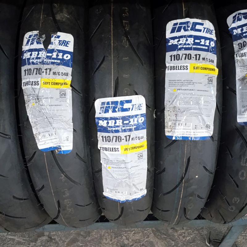 Ban IRC MBR110 120/70-17 Tubeless Soft Compound Motor Sport Ring 17