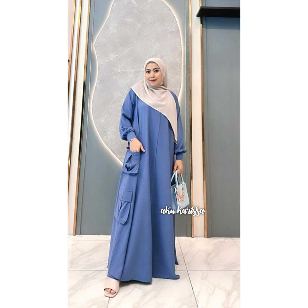 FADILA DRESS AKU KARISSA, GAMIS YORA, DRESS KEKINIAN