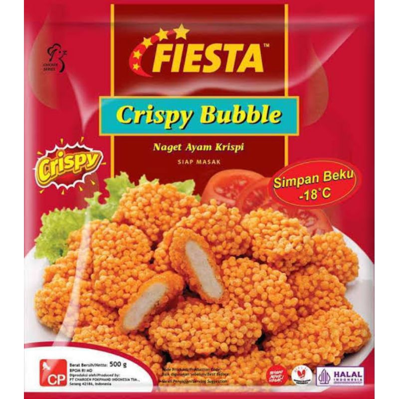 

Fiesta Crispy Chicken Nugget Bubble 500Gr