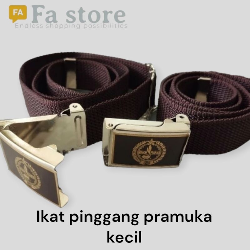 ikat pinggang pramuka ring kecil|gesper perlengkapan pramuka kecil