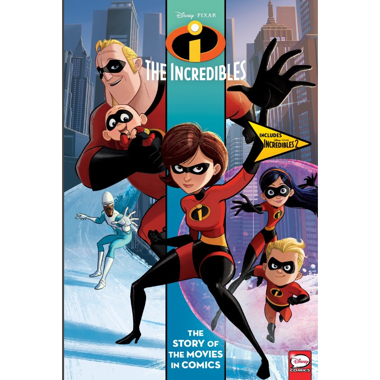 

The Incredibles & The Incredibles 2 - The Story of the Movies in Comics ( Komik Seru / D )