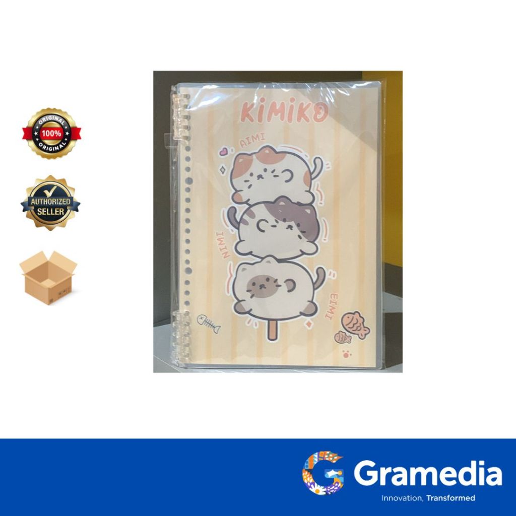 

Gramedia Surabaya - KAKO KIMIKO CAT 10RING NOTEBOOK B5 YELLOW