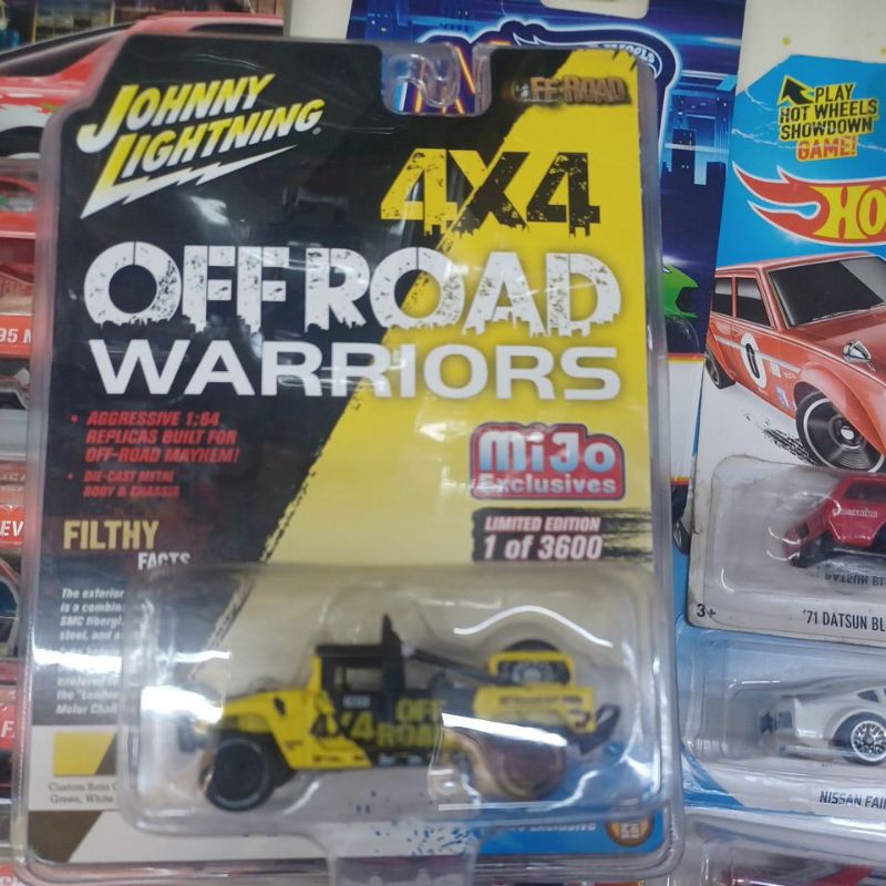 johnny lightning 4×4 offroad warior hummer h1 race truck