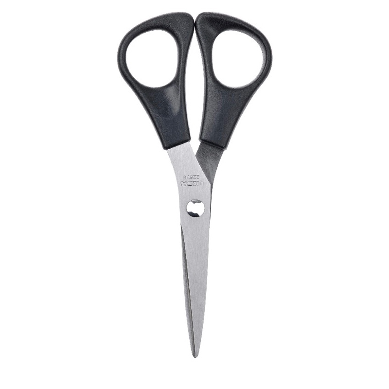 

STOK TERBARU Manoga gunting baja tahan karat hitam gunting kertas gunting serbaguna gunting kecil gunting