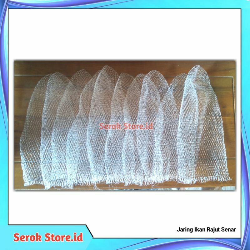 jaring ikan benang senar / serok udang / jaring seser ikan rajut senar