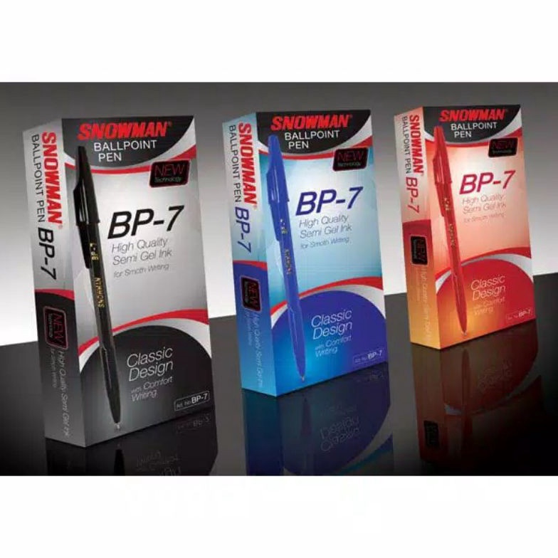 

TREND PRODUCT Ballpoint Pen Snowman BP7 High Quality Semi Gel Ink
