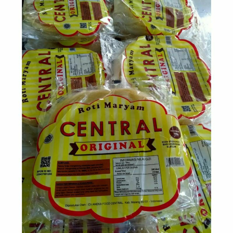 

Roti Maryam Merk Central Original Jumbo isi 5