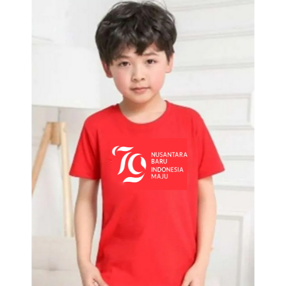 KAOS BAJU ANAK 17 AGUSTUS MERAH PUTIH