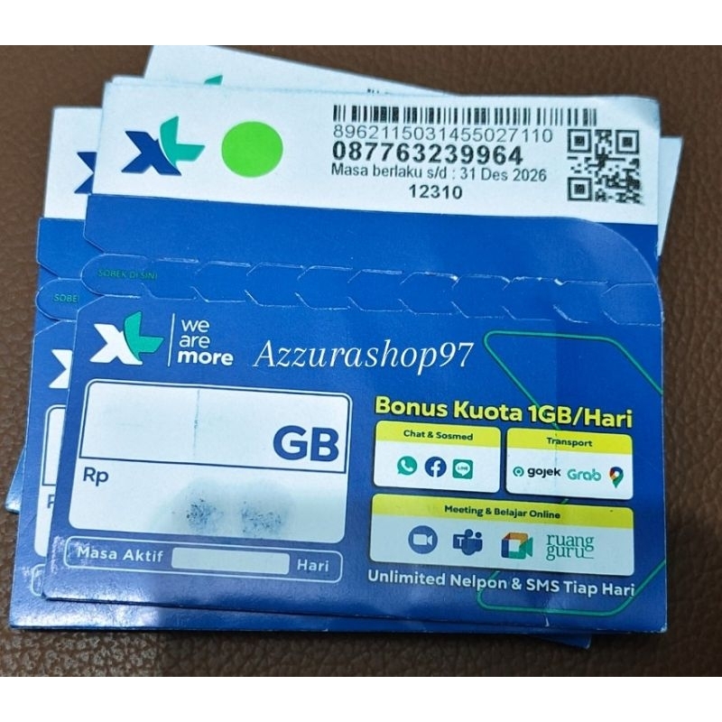 KARTU PERDANA SP XL REGULER SEGEL PULSA 0K 12DIGIT EXP 2027