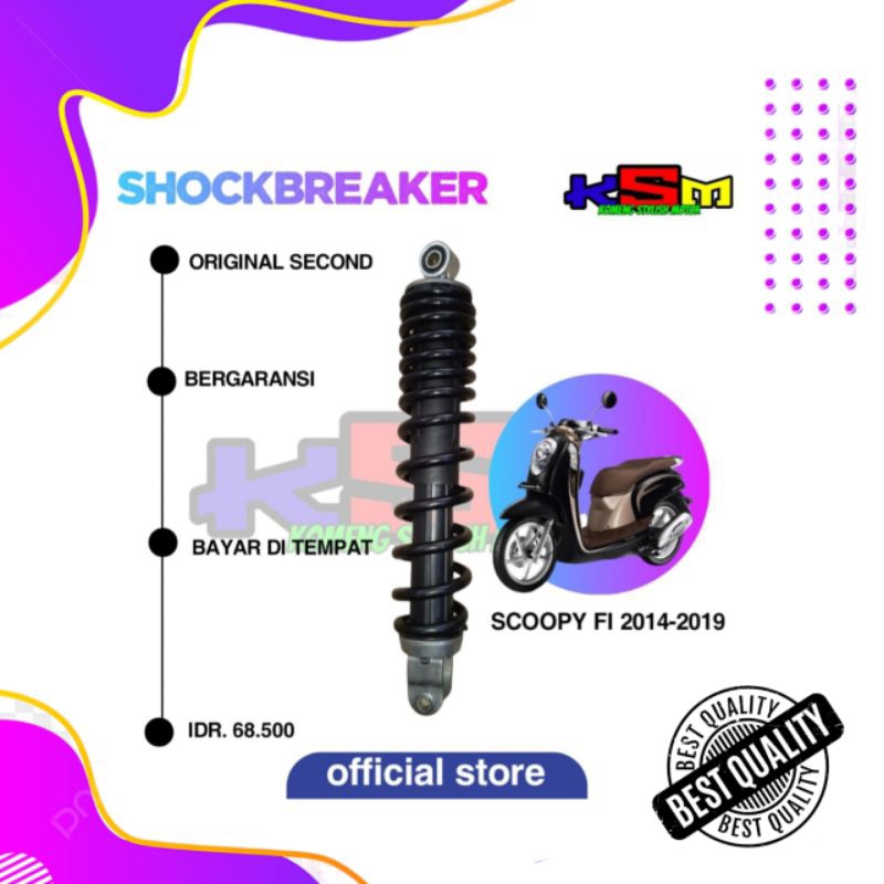 Shock belakang Scoopy fi ORIGINAL COPOTAN
