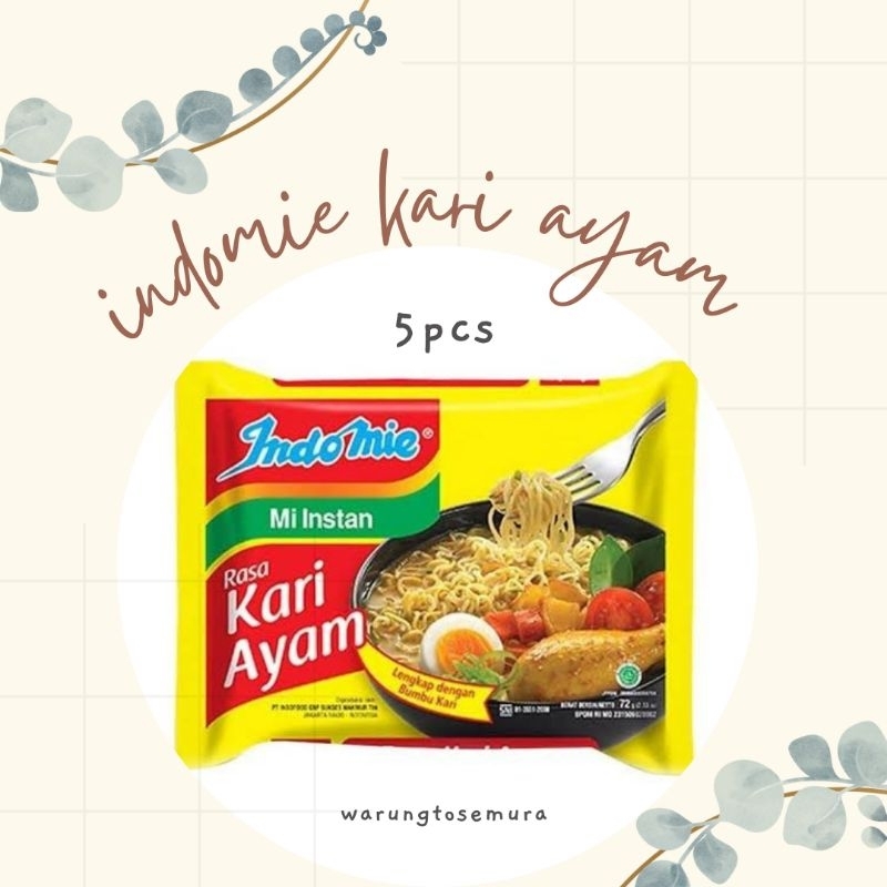 

indomie kari ayam isi 5pcs