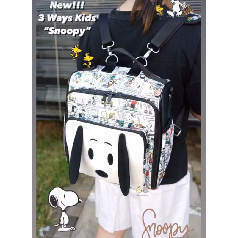 PRELOVED SNOOPY 3 in 1 DIAPER BAG CHICKOWLSHOP CHICKEN TO OWL
