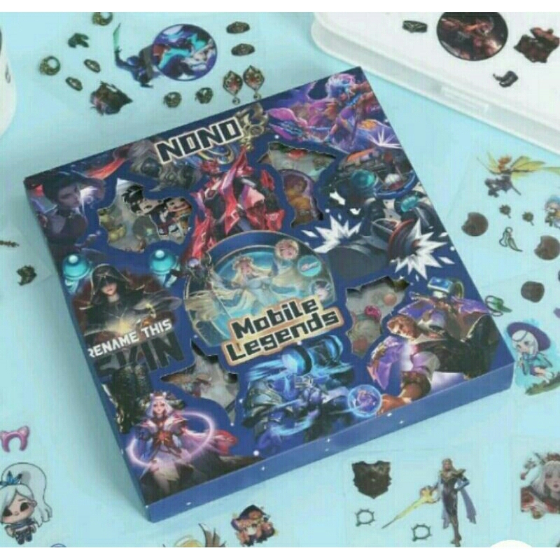 

STIKER MAINAN ANAK ANAK KARAKTER MOBILE LEGEND ISI 100 PCS 4 WARNA GENERASI KEDUA