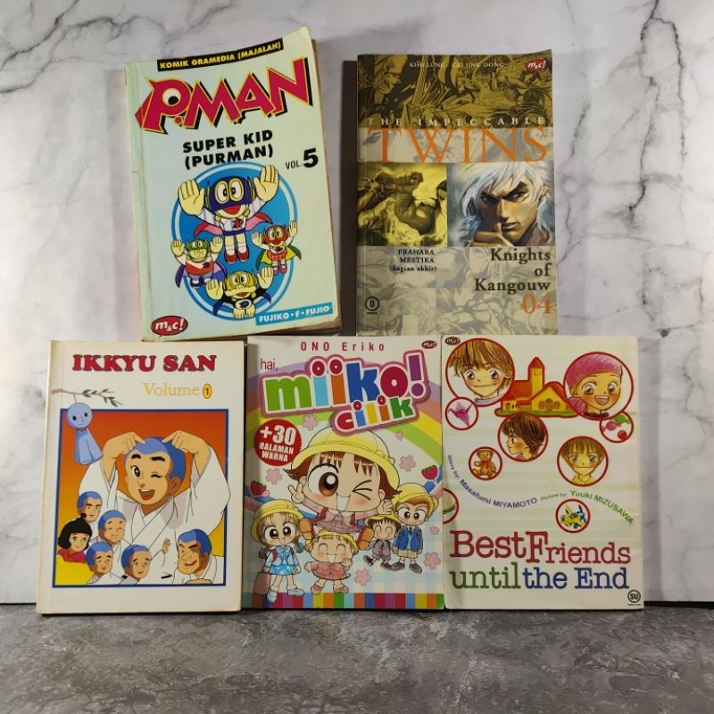Buku / Komik Hai Miiko Cilik, Ikkyu San vol 1, Pman vol 5, Best Friends Until the End, The Impeccabl