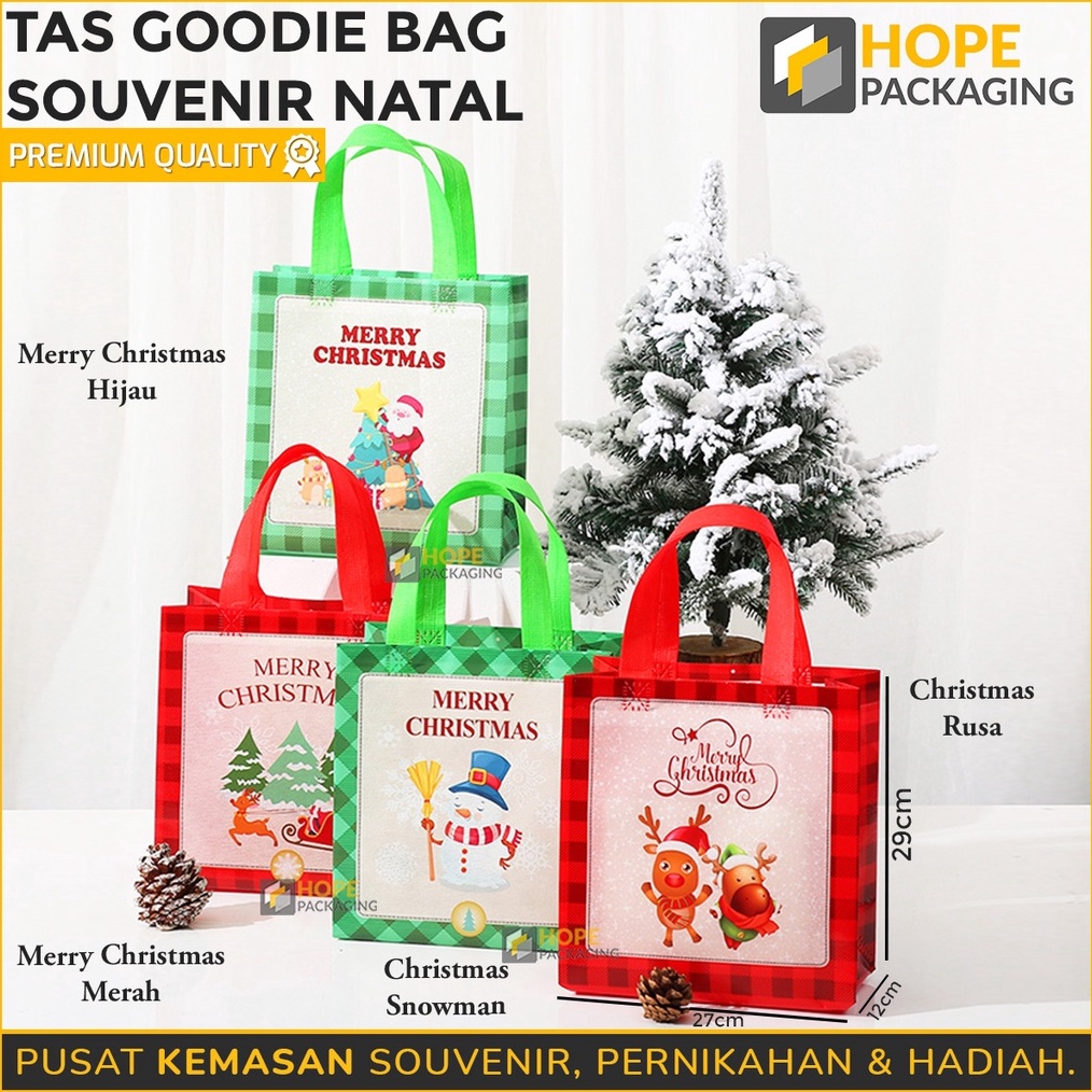 

COD Tas Souvenir Goodie Bag Hadiah Natal Snack Natal Anak Tas Kado Merry Christmas Goodie Bag Hadiah Ultah