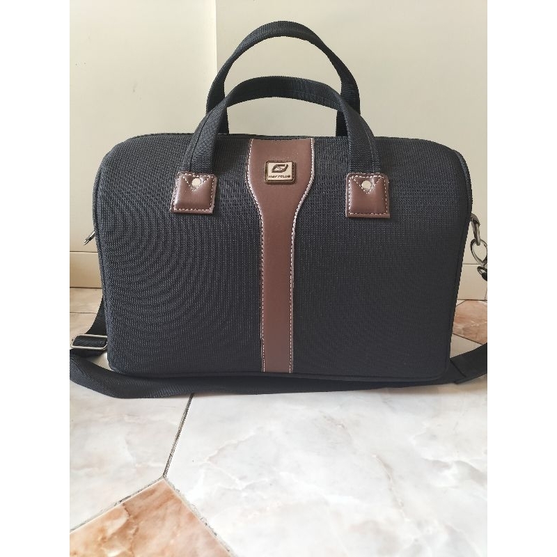 Navy Club Boston Bag (Ori) 14" Tas Travel Duffel Second