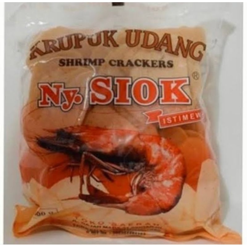 

krupuk udang Ny.siok Oval 500 gram