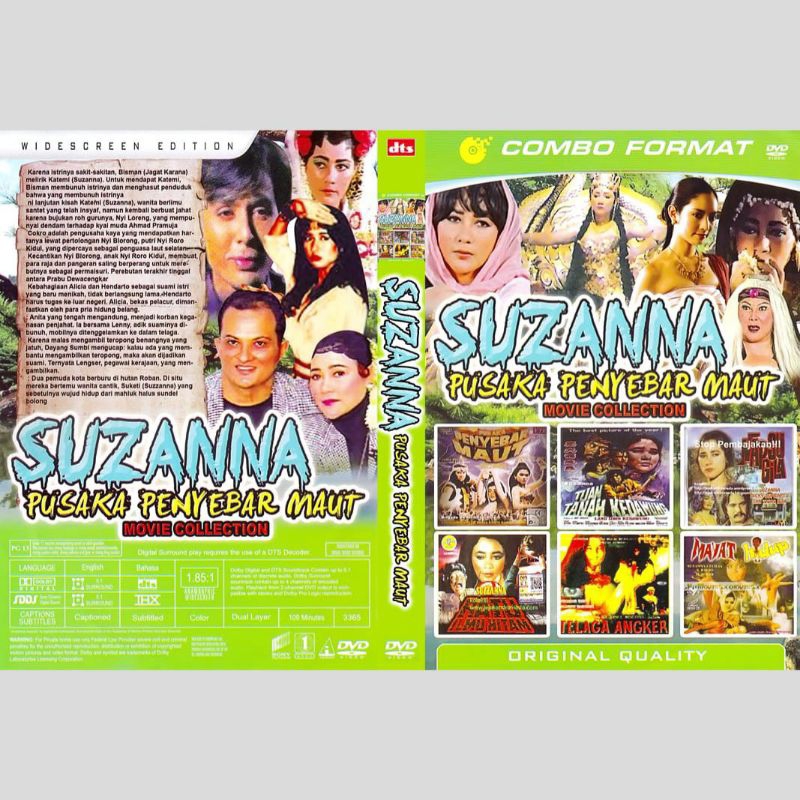 Kaset Koleksi Film Suzanna Pusaka Penyebar Maut