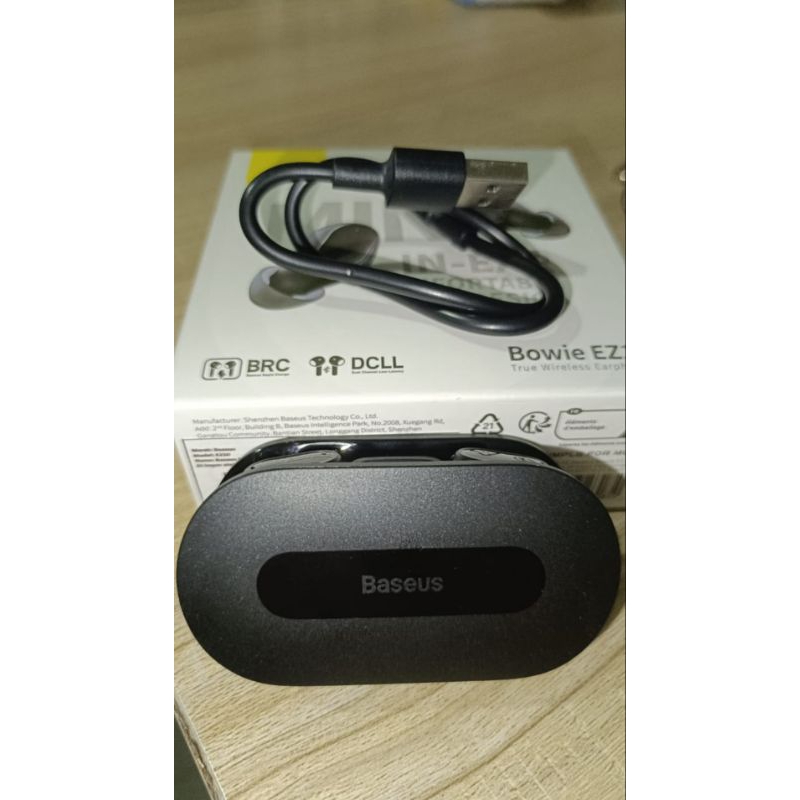 Baseus Bowie EZ10 Earphone TWS Bluetooth 5.3 Putih|Hitam