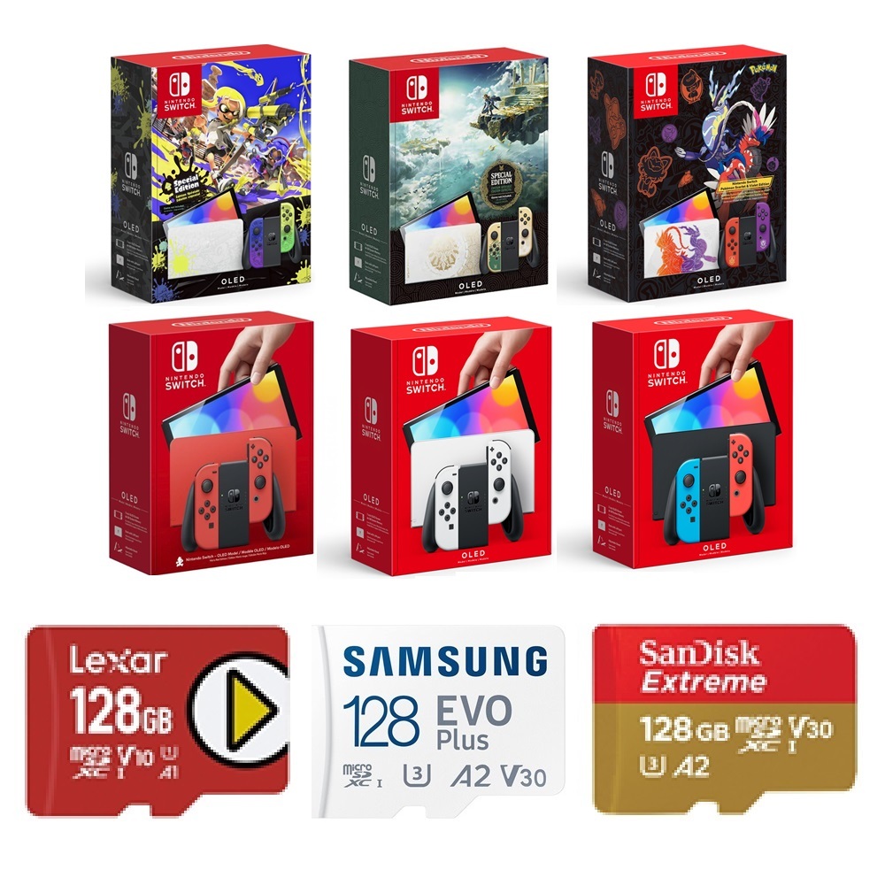 NIntendo Switch Oled 128GB Full Games Cfw