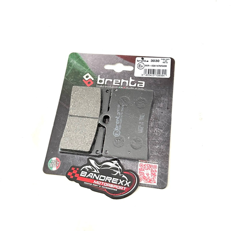 Kampas Rem Brenta 4 Piston Khusus Kaliper Brembo 4 Piston Axial