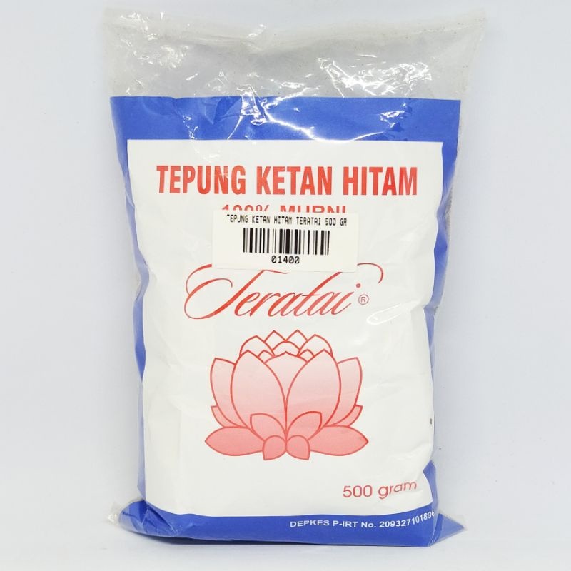 

Tepung Ketan Hitam Murni Cap Teratai 500gr