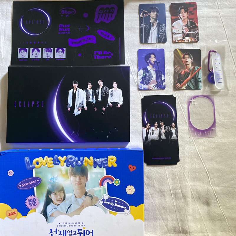 [READY SHARING] Lovely Runner Eclipse - Ost Album tvN Drama Photocard / Special Ticket / Sticker Sun